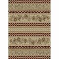 Sleep Ez 2 x 4 ft. Wedge American Destination Pineview Area Rug Antique SL3082709